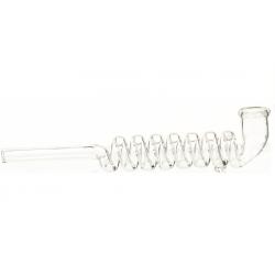Pipa Cristal Kawum Espiral 17cm - Imagen 1