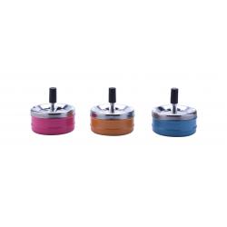 Cenicero Metalico con Pulsador 9cm Colores Variados - Imagen 1 2