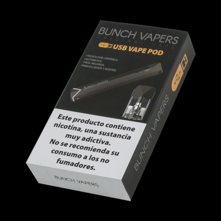 Bunch Vapers Kit Pod Vaporizador Negro - Imagen 3