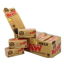Papel de Fumar Raw Rolls Classic ( 12 Rollos de 3m) Reacondicionado - Imagen 1