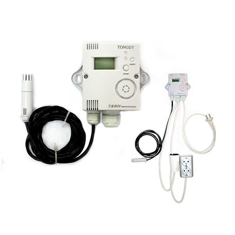 Controlador de Temperatura Y Humedad (2 Salidas / 5Amp) - Imagen 1