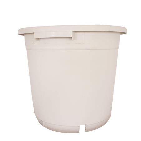 Maceta Redonda Blanca Exterior - Imagen 4