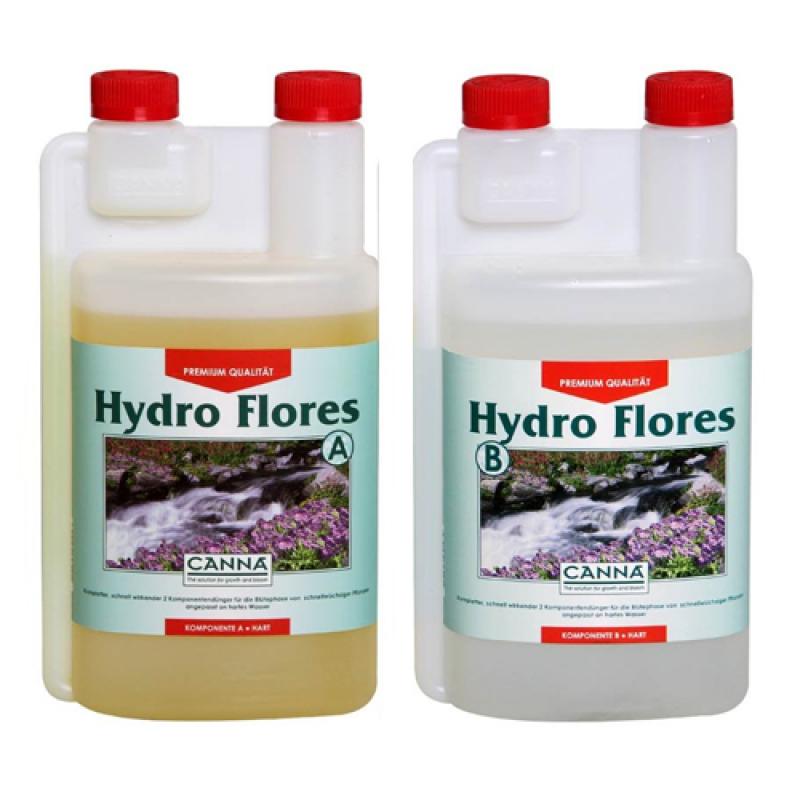 Canna Hydro Flores Agua Dura A+B (1L - 5L) - Imagen 1