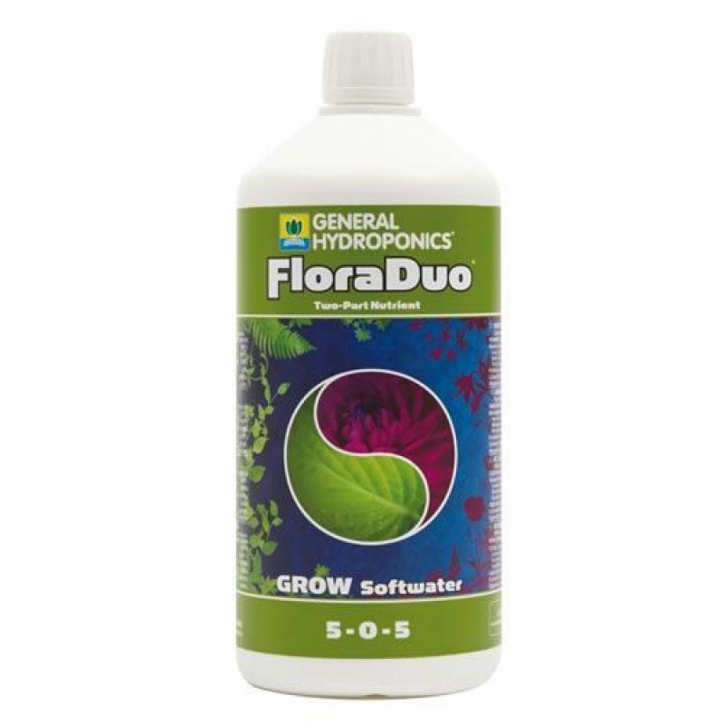 General Hydroponic Floraduo Grow Agua Blanda (1L - 5L) - Imagen 1