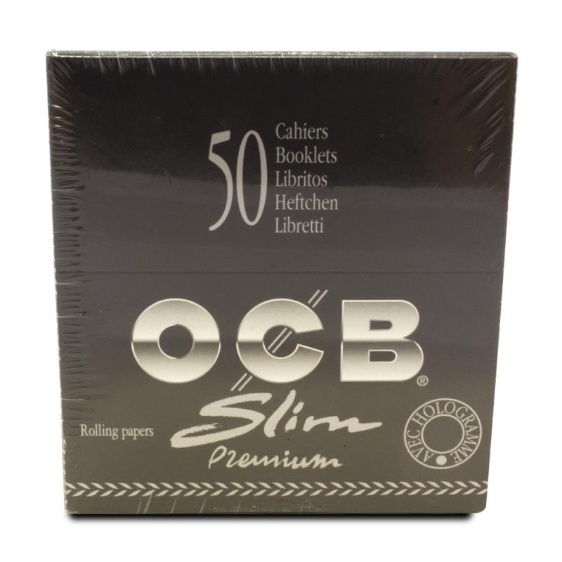 Papel de Fumar Ocb Premium King Size Slim  50Und (Reacondicionado) - Imagen 1