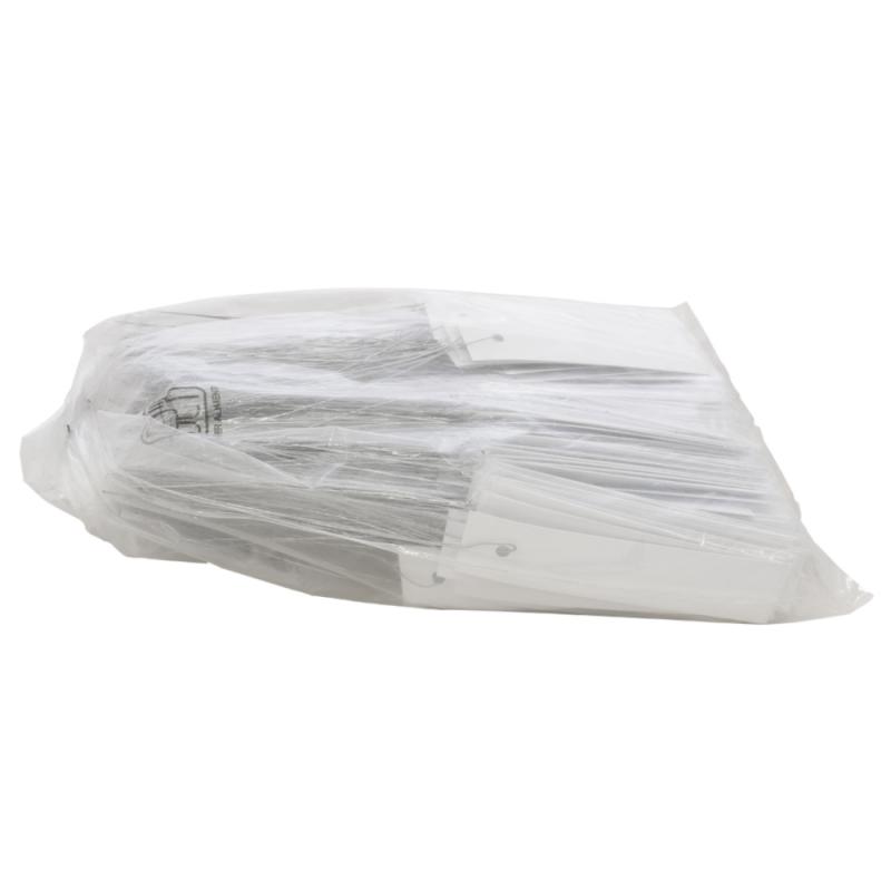 Etiqueta PVC Blanca de Colgar 1.8x8cm (Caja 200Und) - Imagen 1
