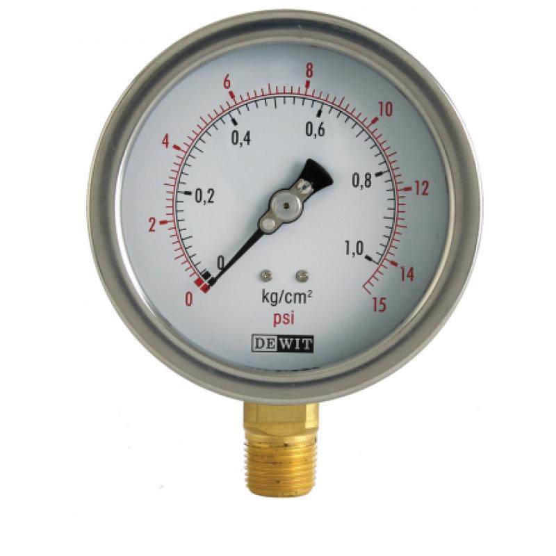 Manómetro 1/8  3 Kg/cm2 - Imagen 1