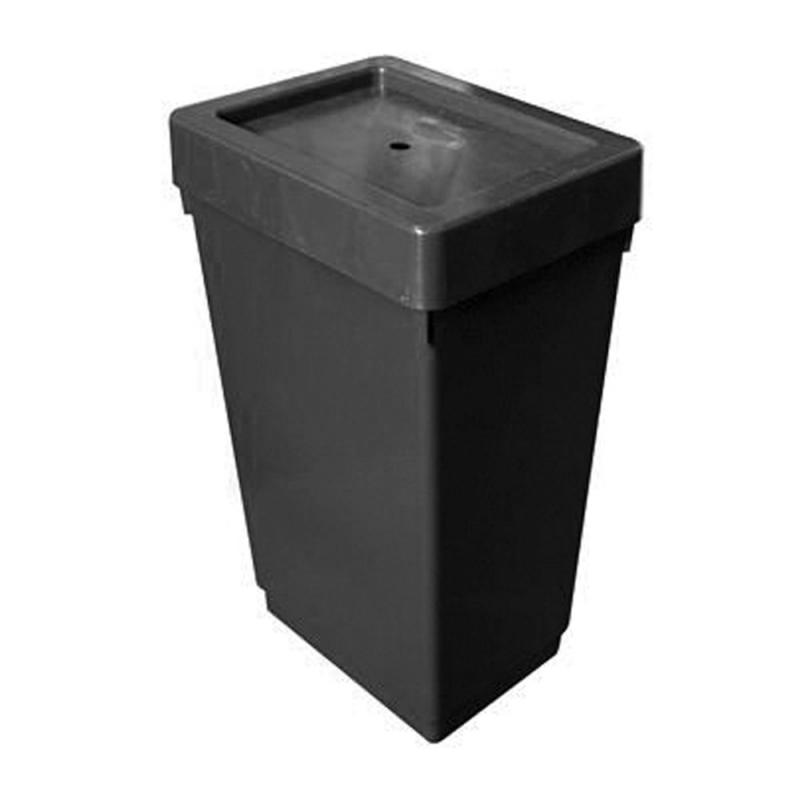 Autopot Tanque Negro 47L + Tapa ( con perforación para arandela 6mm, incluida) - Imagen 1