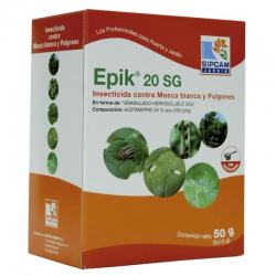 Sipcam Jardin Epik 20SG Sobre 10gr (Mosca Blanca-Pulgón) Acetamiprid 20% p/p - Imagen 1