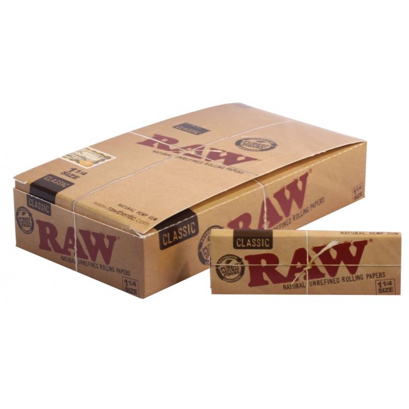 Papel de Fumar Raw Classic 1 1/4  24Und - Imagen 1